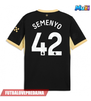 Lacne Muži Futbalové dres Manchester City Antoine Semenyo #42 2026-27 Krátky Rukáv - Preč